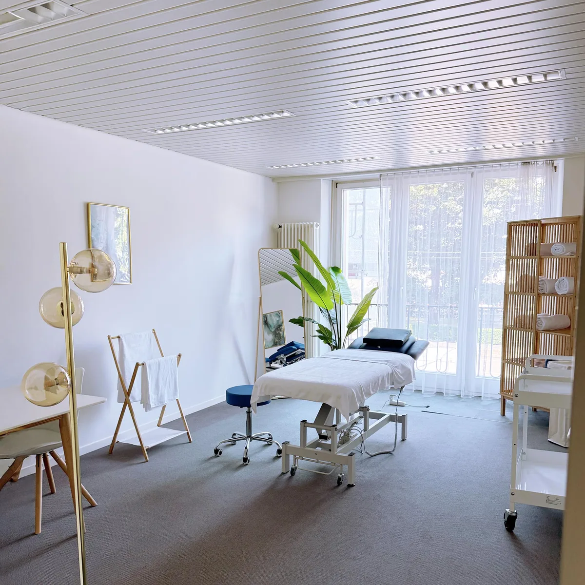 Praxisraum des Massage Zentrum Fislisbach