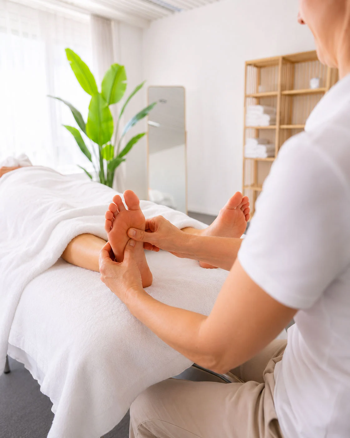 Fussreflexzonenmassage für Fislisbach in der Praxis in Wettingen
